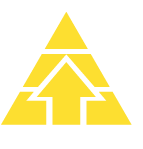 Triangle with Up Arrow