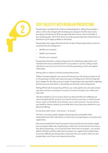 sales prospecting sample page 1