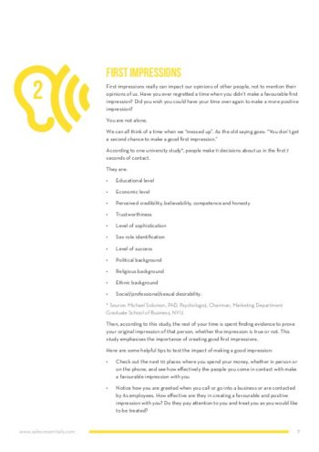 communication skills sample page 1