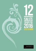 sales trends for 2016 less is more