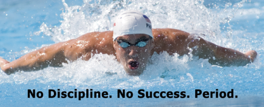 Self-discipline and being organised pays